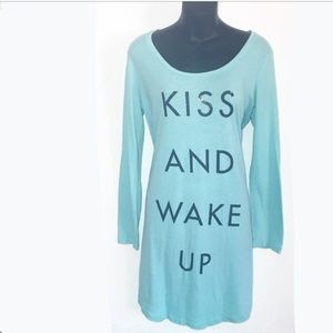 Victoria's Secret Light Blue Sleep Dress Large